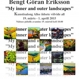 Bengt-Göran Eriksson - Solo Exhibition at Kunstisalong Allee in Tallinn, Estonia
