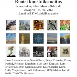 Rootsi kunstnike näitus kunstisalongis Allee, Tallinn