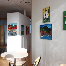 Orsi Mild "Lovely Colours" - Solo Exhibition in Kista Science Tower, Stockholm