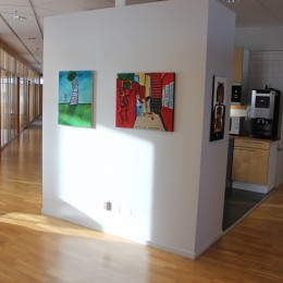 Orsi Mild "Lovely Colours" - Solo Exhibition in Kista Science Tower, Stockholm