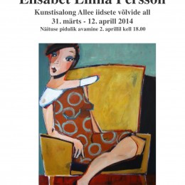 Elisabet Linna Persson - Solo Exhibition at Kunstisalong Allee in Tallinn, Estonia