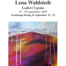 Lena Wahlstedt 'Stråk av färg' Solo exhibition at Gallery Upsala 1810, Uppsala, Sweden