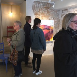 Lena Wahlstedt 'Stråk av färg' Solo exhibition at Gallery Upsala 1810, Uppsala, Sweden