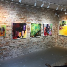 Lena Wahlstedt 'Stråk av färg' Solo exhibition at Gallery Upsala 1810, Uppsala, Sweden