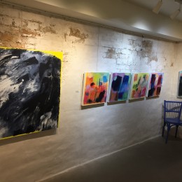 Lena Wahlstedt 'Stråk av färg' Solo exhibition at Gallery Upsala 1810, Uppsala, Sweden