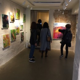 Lena Wahlstedt 'Stråk av färg' Solo exhibition at Gallery Upsala 1810, Uppsala, Sweden