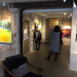 Lena Wahlstedt 'Stråk av färg' Solo exhibition at Gallery Upsala 1810, Uppsala, Sweden