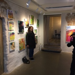 Lena Wahlstedt 'Stråk av färg' Solo exhibition at Gallery Upsala 1810, Uppsala, Sweden