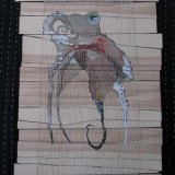 Kenneth Engblom-Octo, tecnica mista su legno, cm 77x97