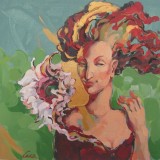 Lara Simonof-Lady with seashell I