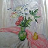 Anna Rosenbäck-Flowers in green vase
