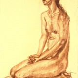 Kristin Irén Dijkman-Nude sitting